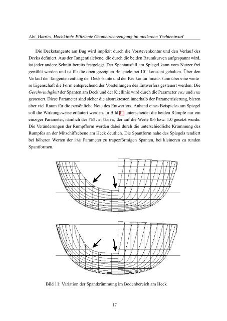Effiziente Geometrieerzeugung im modernen Yachtentwurf