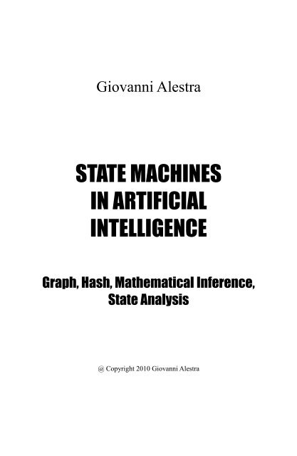 STATE MACHINES IN ARTIFICIAL INTELLIGENCE