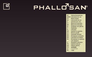 DE Gebrauchsanweisung GB/US Instructions for use FR Mode d ...