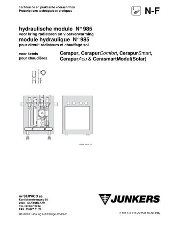 hydraulische module N° 985 module hydraulique N° 985 - Junkers