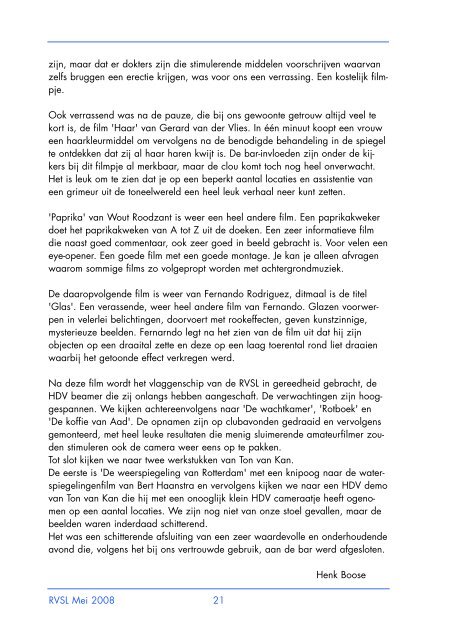 Mei 2008 pdf.qxp - Rotterdamse Video en Smalfilm Liga