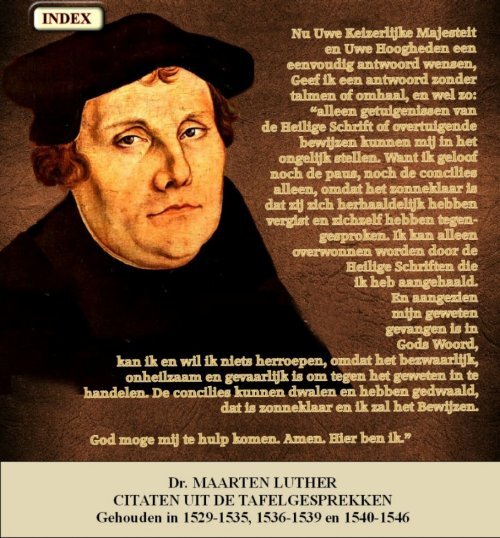 citaten uit de tafelgesprekken - Geschriften van Maarten Luther