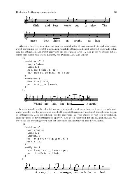 LilyPond Beginnershandleiding