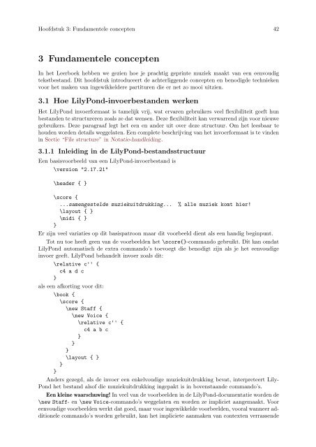LilyPond Beginnershandleiding