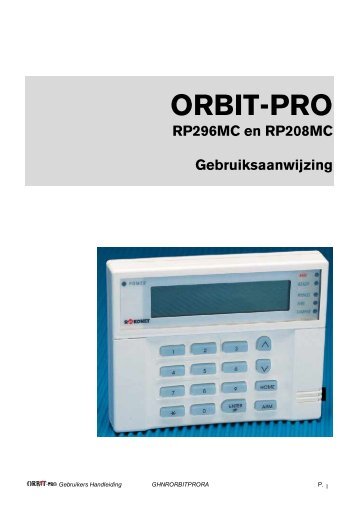 Rokonet Orbit pro - Sietsma Beveiliging