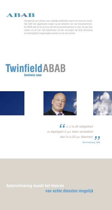 Twinfield-ABAB case study