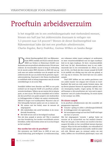 Proeftuin arbeidsverzuim - Engelen en Partners ...