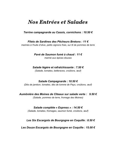 lien pdf : carte restaurant - Le Clos des Combottes