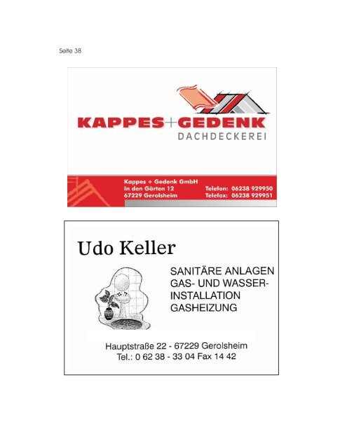 TuS Gerolsheim Sportkegeln Saison 2012/13