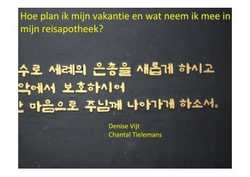 presentatie mevr Tielemans - UZ Gent