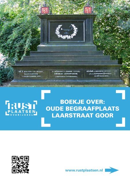 Boekje over: oUDe BeGrAAFPLAATS LAArSTrAAT Goor