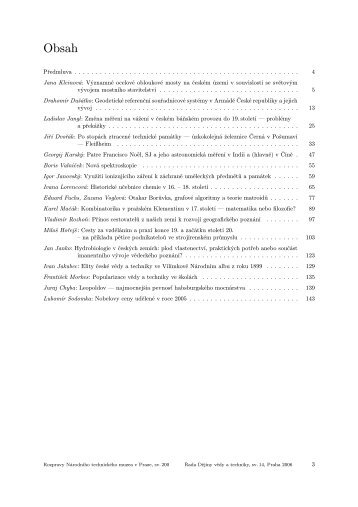 Dějiny vědy a techniky 14. (J. Folta, ed.). Rozpravy NTM 200