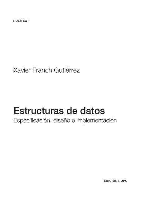 Estructuras de datos - sisman