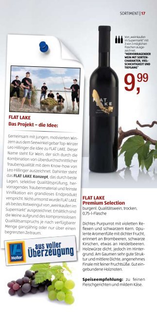 Das Weinsortiment inkl. aller Top-Aktionen!