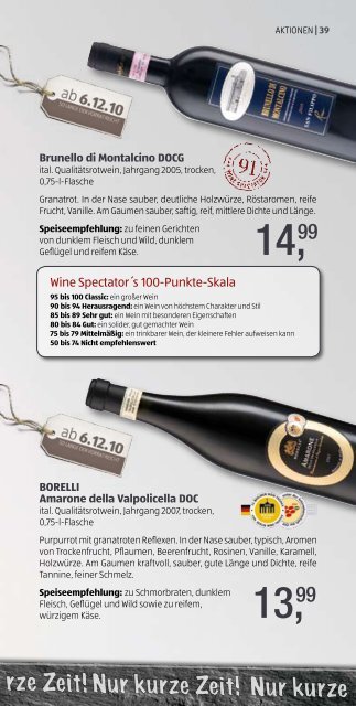 Das Weinsortiment inkl. aller Top-Aktionen!