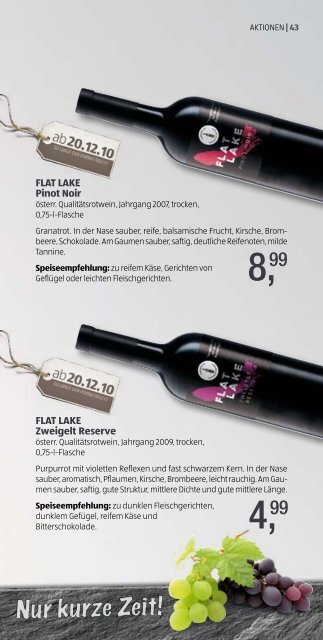 Das Weinsortiment inkl. aller Top-Aktionen!