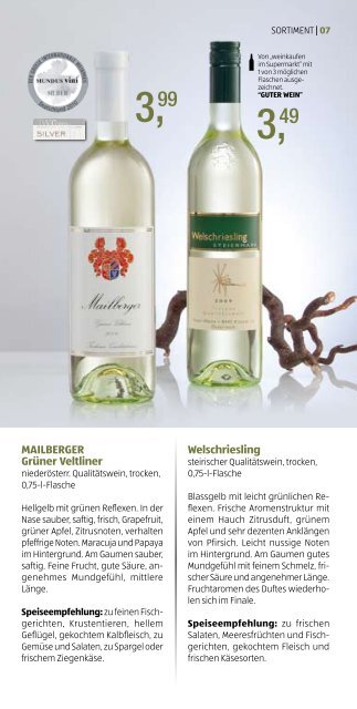 Das Weinsortiment inkl. aller Top-Aktionen!