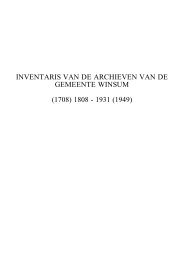 Archiefinventaris gemeente Winsum 1811-1931 - Gemeentewinkel ...