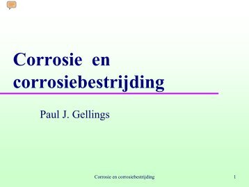 Corrosie en corrosiebestrijding