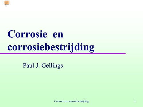 Corrosie en corrosiebestrijding