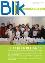 3 X 11 keer bedankt - Gemeente Opglabbeek