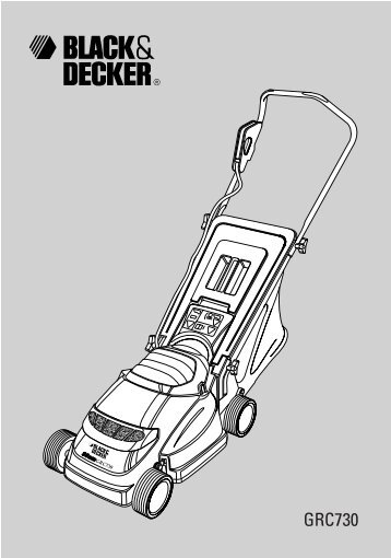 Brugsanvisning - Service - Black & Decker