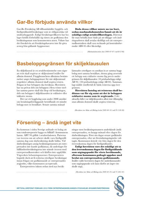 Februari 2010 (pdf) - stockholmsbf