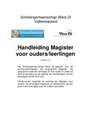 Handleiding Magister voor ouders/leerlingen - Were Di