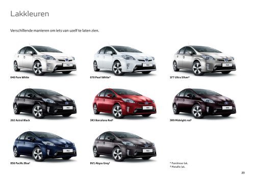 Toyota Prius Brochure Nederland