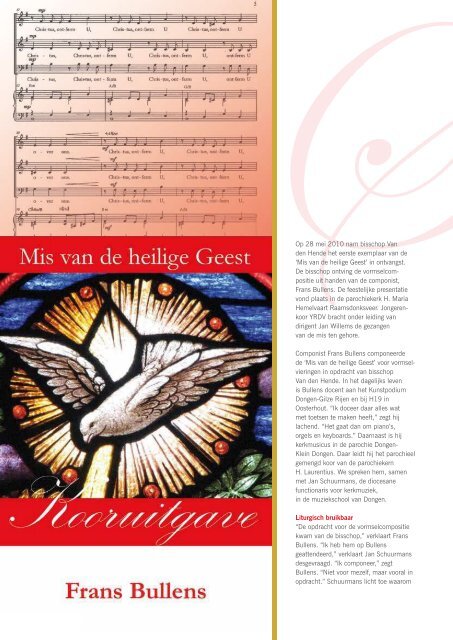 Bisdommagazine 2011-2 De heilige Geest - Bisdom Rotterdam