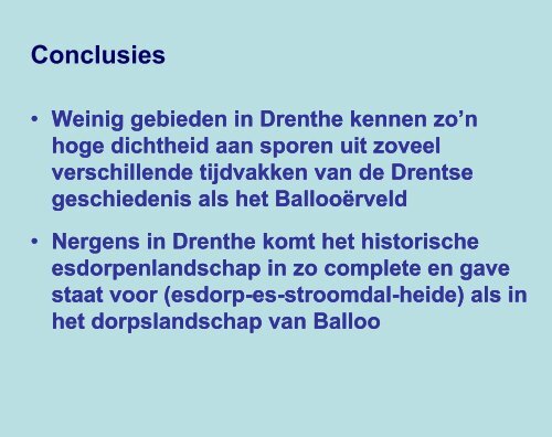 Presentatie I&B-plan Ballooërveld - Drentsche Aa