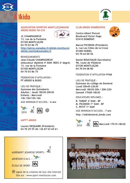 Brochure 10/11:OMS - Office Montluçonnais du Sport