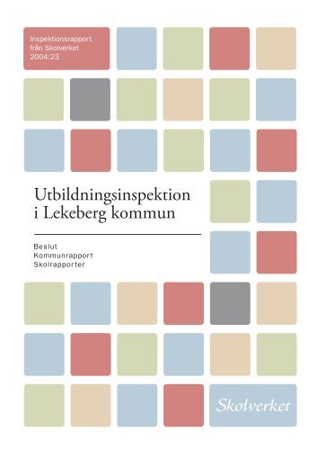 Inspektionsrapport, Lekeberg - Skolverket