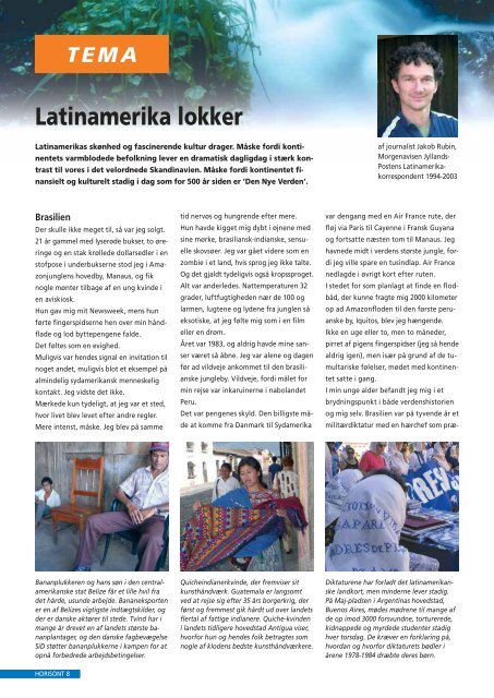 Latinamerika - Investeringsforeningen Sydinvest International