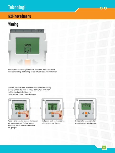 NXT 2.0 Brugervejledning - LEGO Lab, University of Aarhus