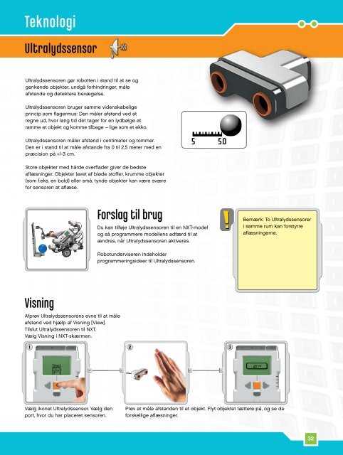 NXT 2.0 Brugervejledning - LEGO Lab, University of Aarhus