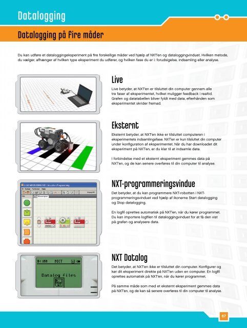 NXT 2.0 Brugervejledning - LEGO Lab, University of Aarhus