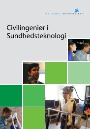 Civilingeniør i Sundhedsteknologi - Aalborg Universitet