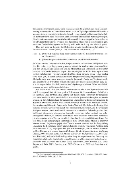 Qualitative Korpusanalyse für die Grammatiktheorie: Introspektion vs ...