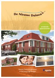 Brochure - Appartementen - De Nieuwe Duinen