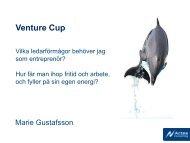 Ledare - Venture Cup