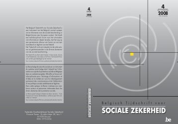 Nummer 4/2008 (.pdf) - FOD Sociale Zekerheid