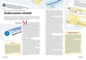 Ondernemers misleid - Steunpunt Acquisitiefraude