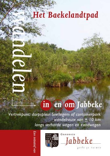 Wandelpad het Baeckelandtpad - gemeente Jabbeke