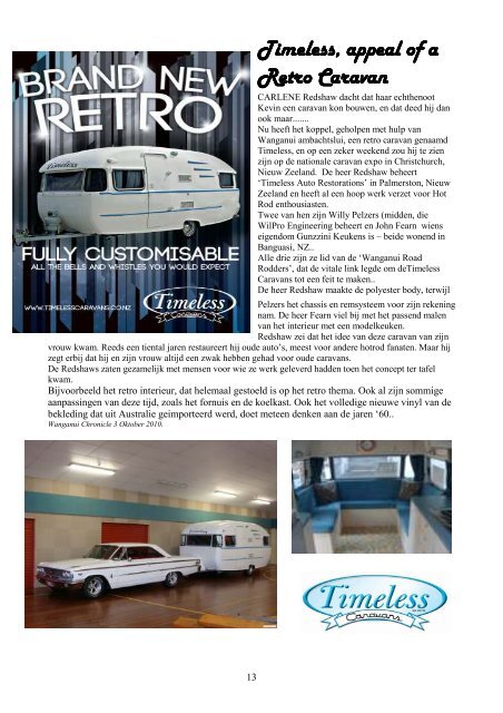 Magazine van de Belgian Oldtimer Caravan Club / oktober 2012