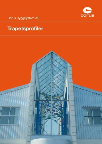 Trapetsprofiler, Broschyr - Corus