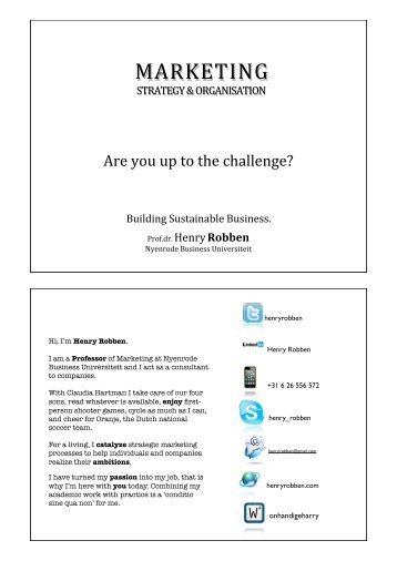 Understanding the Business Chapters 1-2.key - Henry Robben