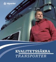 KVALITETSSÄKRA TRANSPORTER - Trafiksaker.se