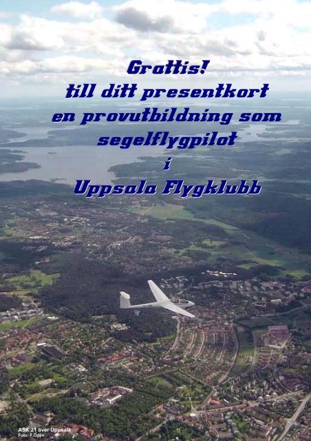 Grattis! - Uppsala Flygklubb