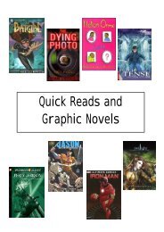 Download the Quickreads & Graphic Novels list, Level3-5 (PDF ...